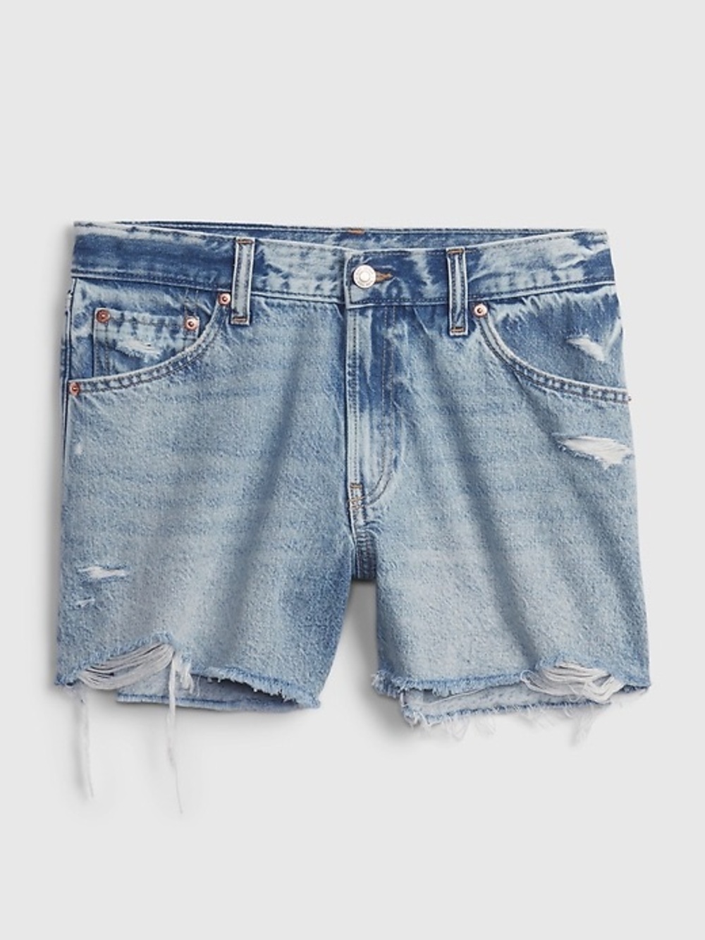 GAP Low Stride denim shorts, light wash